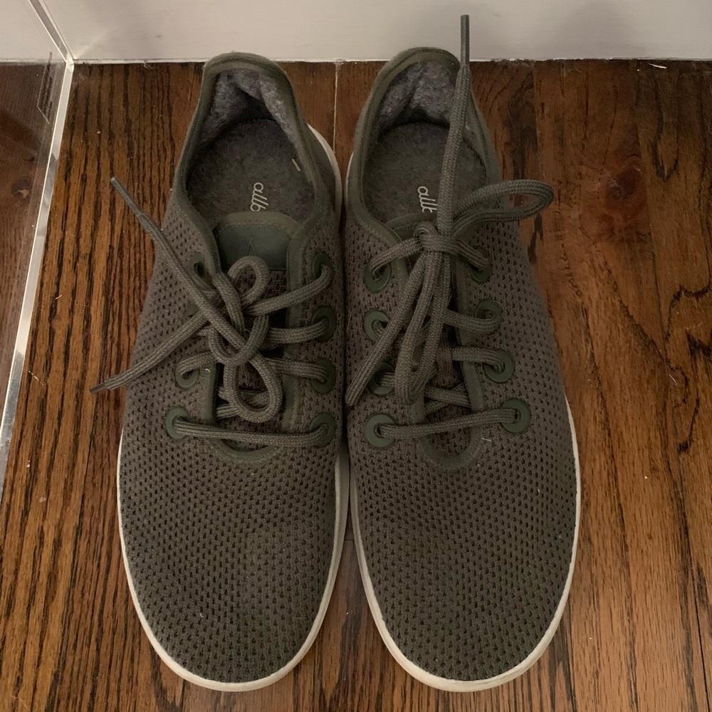 Army Green Allbirds Tree Runners